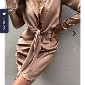 Ruby shirt dress- Mocha Runaway Label